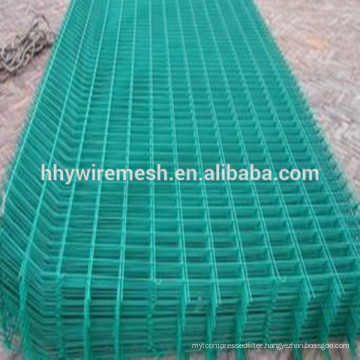 PVC coated cheap sheet metal fence panels heavy gauge galvanized welded wire mesh panel